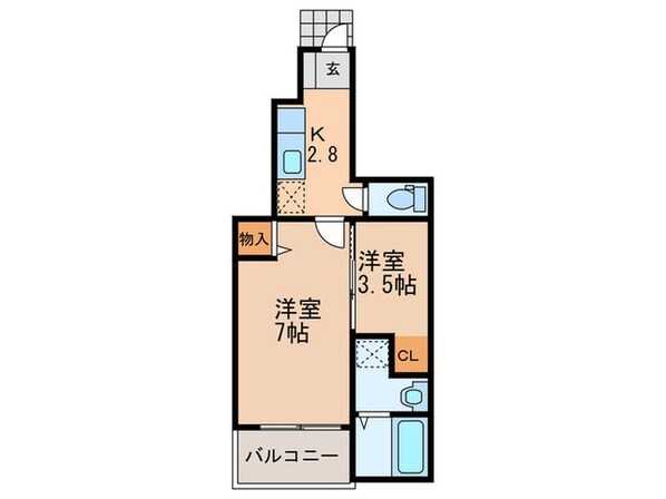 リヴィエールの物件間取画像